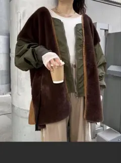 2025年最新】エシンタ ファー切替ジャケットの人気アイテム - メルカリ