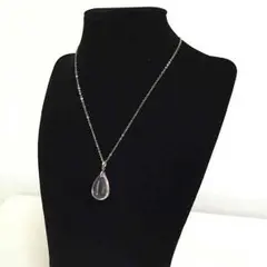 ローズクォーツ　天然石しずく型ペンダントトップ　送料無料　No.022