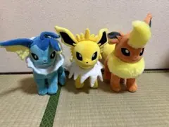 ポケモン ぬいぐるみ サンダース シャワーズ ブースター - メルカリ