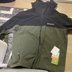 Columbia マウンテンパーカー ブラック×カーキ