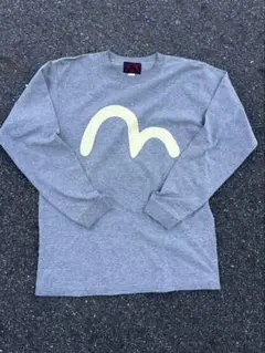 EVISU ロングTシャツ38サイズ 白カモメ ブラック ロンT 長袖のサムネイル