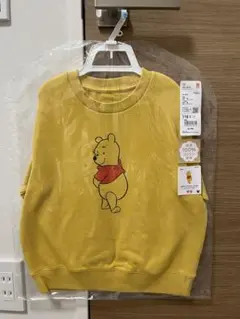 【未開封で発送】110サイズ ユニクロ スウェットシャツ ディズニー（イエロー）