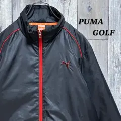 プーマ　PUMA GOLF ジャケット　中綿　ワンポイントロゴ　ブラック　L