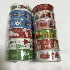 クリスマス用　リボンセット