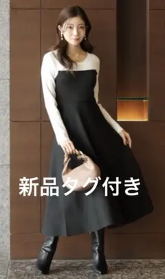 な*つ様 Apuweiser-riche 5分袖カシュクールラッフルシャツワンピ