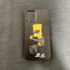 バート・シンプソン iPhone12ケース ブラック