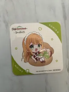 紫雲清夏　学マス　スイパラコラボ　コースター