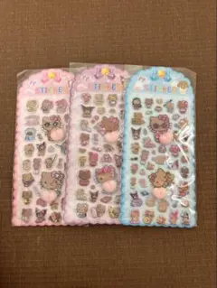 ♡おしりぷにぷにシール　3枚　日焼けキャラクター