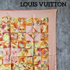 極美品 ルイヴィトン シルクスカーフ カレ90 時の流れに モノグラム 箱付属