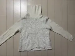 GLISSEⅡタートルネック長袖トップス ホワイト
