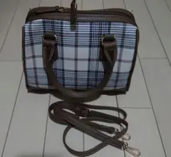 チェック柄ショルダーバッグ
