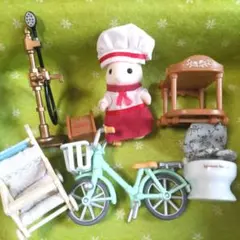 シルバニア　家具　セット　まとめ売り　陶器　コック　タウン