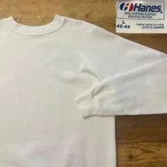 80s Hanes ヘインズ USA製 ラグランスウェット ポリコットン