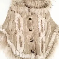 ニット ポンチョ