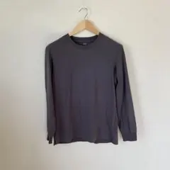 UNIQLO エアリズム　長袖カットソー L グレー