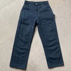 【USA製】Carhartt B01 ブラック 28x32 ダンガリーパンツ