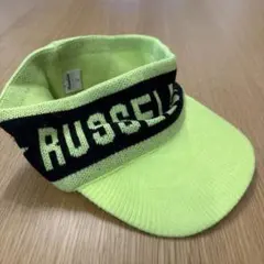 Russeluno ラッセルノ サンバイザー ボーダー ネイビー パイル F