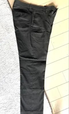 UNIQLO イージーケアストレッチスリムフィットパンツ 73cm ダークグレー