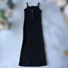 ANAPリブニットキャミワンピ