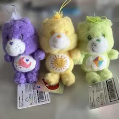 ケアベア 羊毛フェルト風マスコット2 3個セット