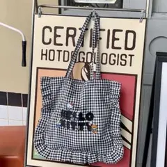 ハローキティ ニットバッグ おしゃれトートバッグエコバッグ買い物バッグ収納バッグ