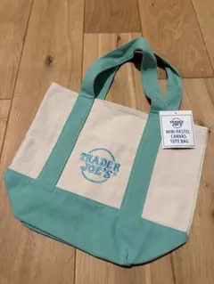 新品　TRADER JOE'S ミニパステルキャンバストートバッグ