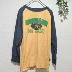 【GY SCENE】アメリカンフットボール柄 長袖Tシャツ 150cm