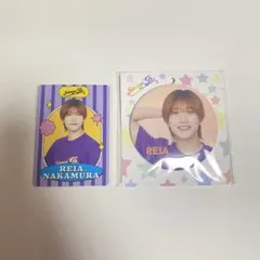 中村嶺亜 プロフィールカード・缶バッジ