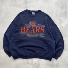 90s USA製　BEARS　スウェット　スポーツ　TRENCH社製ボディ　XL