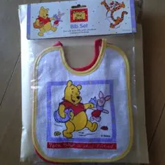 Winnie the Pooh ビブセット 2枚セットエプロンアメリカ土産