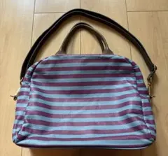 イアパピヨネ購入　ストライプバッグ