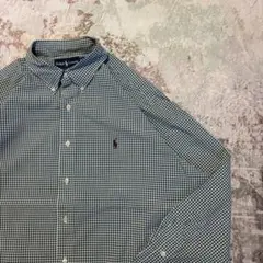 90s Ralph ラルフローレン ギンガムチェック 