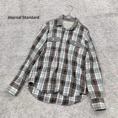 【ジャーナルスタンダード】チェックシャツ 長袖 メンズ