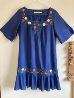 SHIPS Khaju 刺繍ワンピースのサムネイル