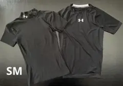 アンダーアーマー　UA ヒートギア　ストレッチ　インナー　半袖　SM 2枚セット