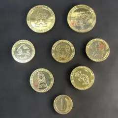 スーパーマリオ　コイン　8種セット