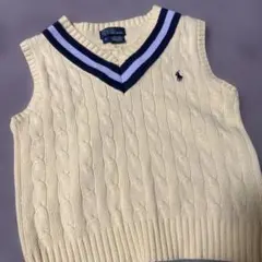 Polo by Ralph Lauren ベスト クリーム色 5