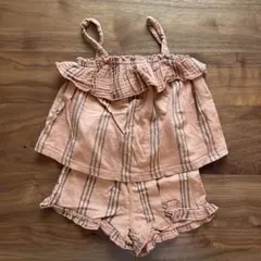 ZARA セットアップ　オレンジ　ベビー　キッズ　70 80のサムネイル