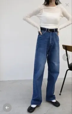 CANAL JEAN YA-YA(ヤヤ) ハイウエストルーズデニムパンツのサムネイル