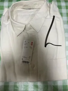 ユニクロフランネルプルオーバー　長袖シャツ 起毛生地 ハーフボタンLサイズ