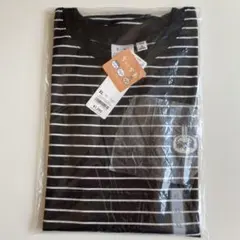 GU/ジーユー ちいかわコラボTシャツ うさぎネイビー/XL ボーダーのサムネイル