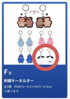 mojojojo くじ　ドキドキくじ　刺繍キーホルダー
