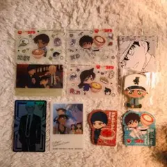 名探偵コナン　すき家　クリアカード　マグネット　ストラップ　まとめ売り
