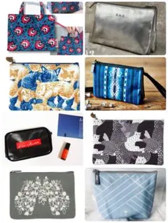 【おしゃれなポーチ8点セット】人気ブランド＆コラボ多数！