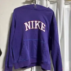 NIKE 紫色 フード付きパーカー XL