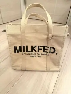 【限定お値下げ中】MILKFED. アイボリー トートバッグ ショルダー2wayのサムネイル