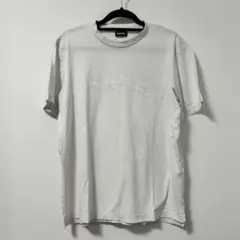 DIESEL ホワイト Tシャツ　バーコード ラバーロゴのサムネイル