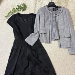 極美品　エニィファム　 ママスーツ　M　ワンピーススーツ　入学式　ママフォーマル
