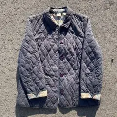 00's〜LL bean ダークグレー キルティングジャケット