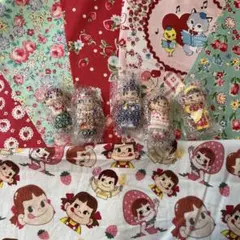 ペコちゃん 松山敦子30's 綿生地 ポチ袋 レアセット